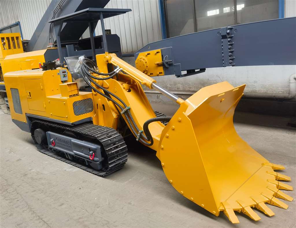 側卸裝巖機的工作機構